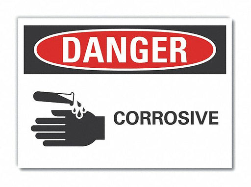 Danger Sign 7 inx10 in Non-PVC Polymer