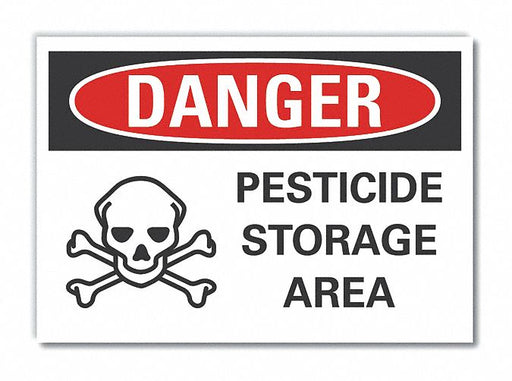 Danger Sign 7 inx10 in Non-PVC Polymer