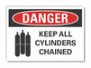 Cyl Handling Danger Rflct Lbl 3.5x5in