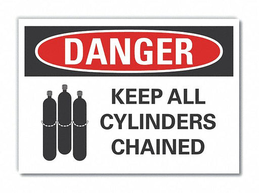 Danger Sign 10in x 14in Non-PVC Polymer