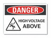 Danger Sign 10in x 14in Non-PVC Polymer