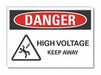 Danger Sign 10inx14in Non-PVC Polymer