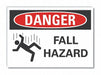 Danger Sign 7 inx10 in Non-PVC Polymer