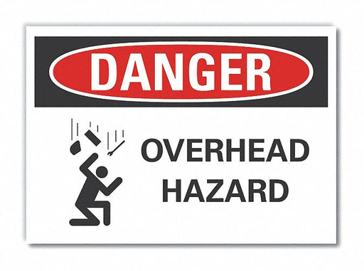 Danger Sign 7 inx10 in Non-PVC Polymer