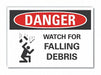 Construction Area Danger Lbl 7x10in