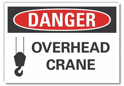 Danger Sign 10inx14in Non-PVC Polymer