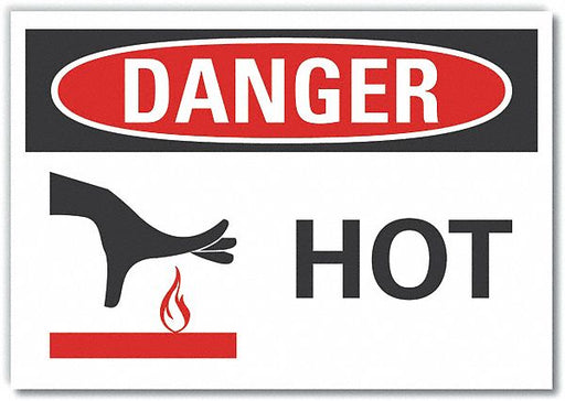Danger Sign 10in x 14in Non-PVC Polymer
