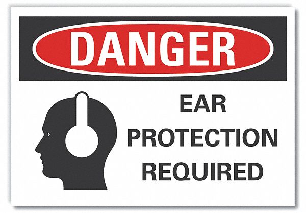 Danger Sign 10in x 14in Non-PVC Polymer