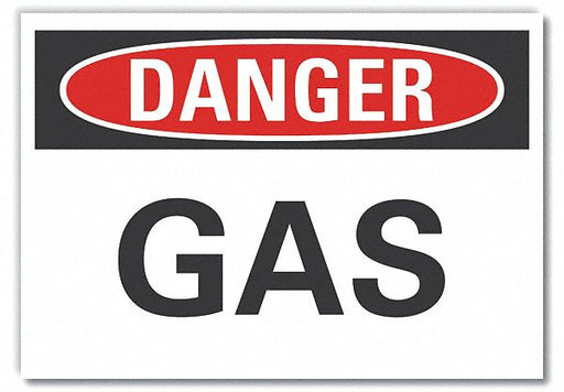 Danger Sign 7 inx10 in Non-PVC Polymer