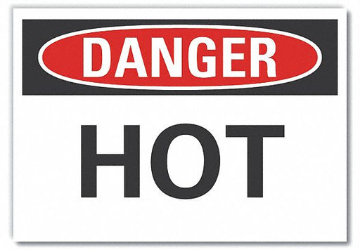 Danger Sign 7 inx10 in Non-PVC Polymer