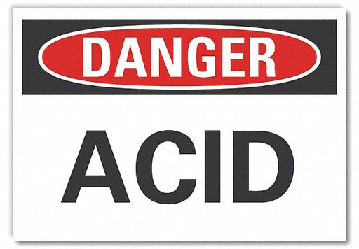 Danger Sign 7 inx10 in Non-PVC Polymer
