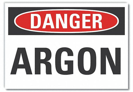 Danger Sign 10in x 14in Non-PVC Polymer