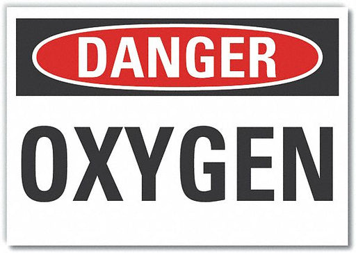 Danger Sign 7 in x 10 in Non-PVC Polymer