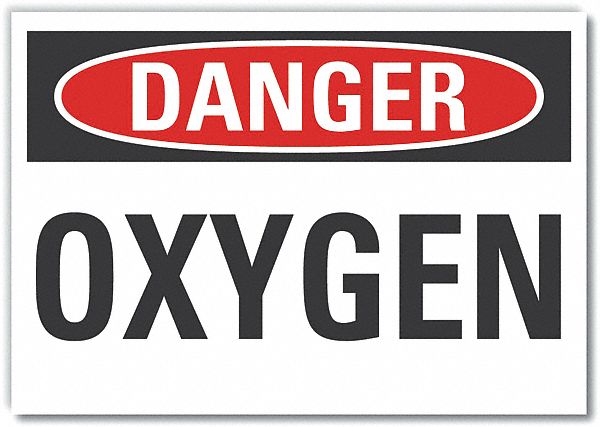 Danger Sign 7 in x 10 in Non-PVC Polymer