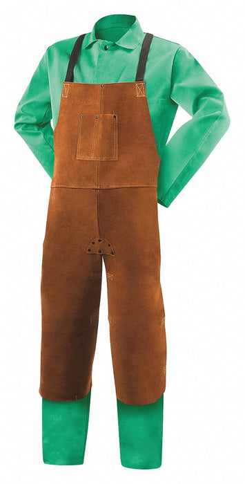 Cowhide Welding Split Leg Bib Apron 42 
