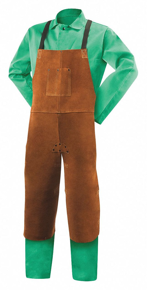 Cowhide Welding Split Leg Bib Apron 42 