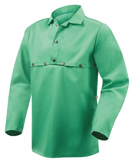 Cotton Cape Sleeves Flame Resist Grn XL
