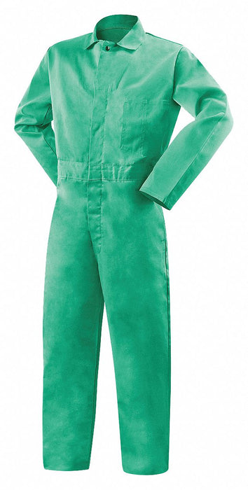 K7365 Cotton Coveralls Flame Resist Green 5XL
