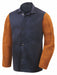 K7358 Leather Sleeves Jacket Flame Resist XL