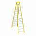Stepladder Fiberglass 12 ft H 375 lb Cap