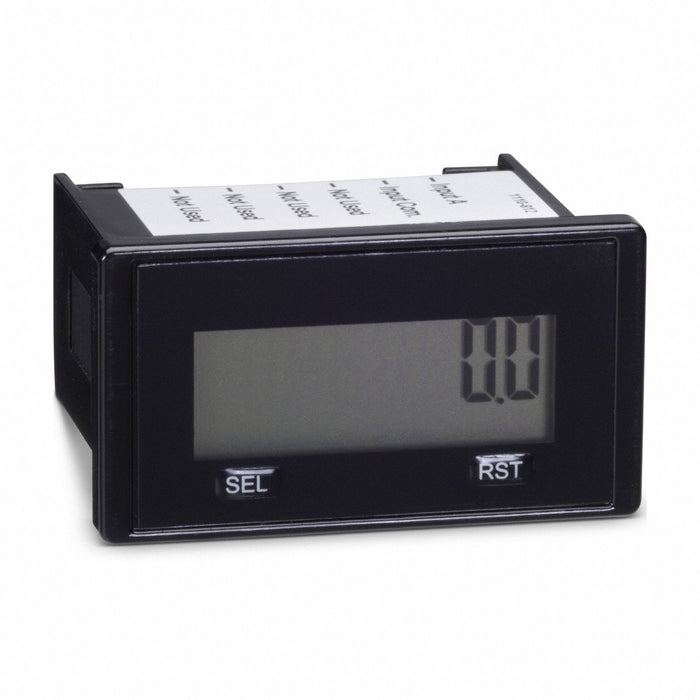 Hour Meter Rectangular LCD 3-30VDC