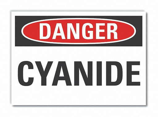 Danger Sign 7 in x 10 in Non-PVC Polymer