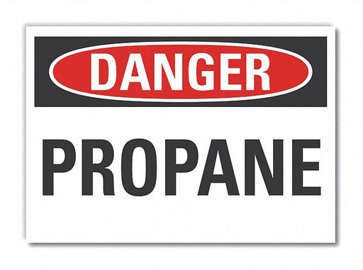 Danger Sign 10in x 14in Non-PVC Polymer