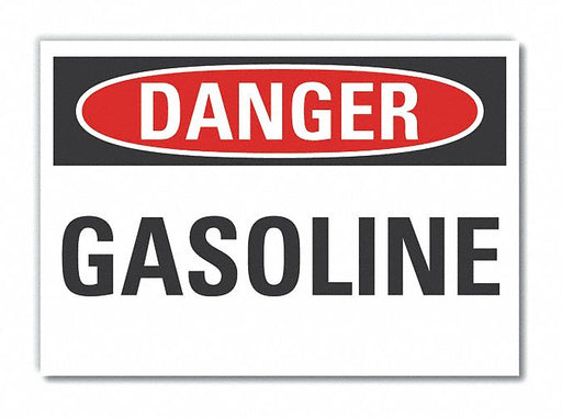 Danger Sign 7 inx10 in Non-PVC Polymer