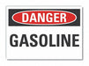Gasoline Danger Lbl 10inx14in Polyester