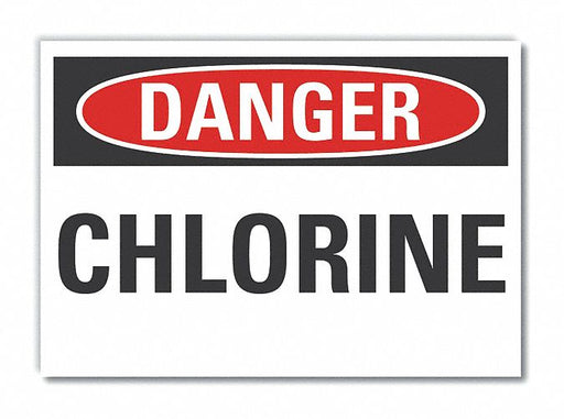 Danger Sign 7 in x 10 in Non-PVC Polymer