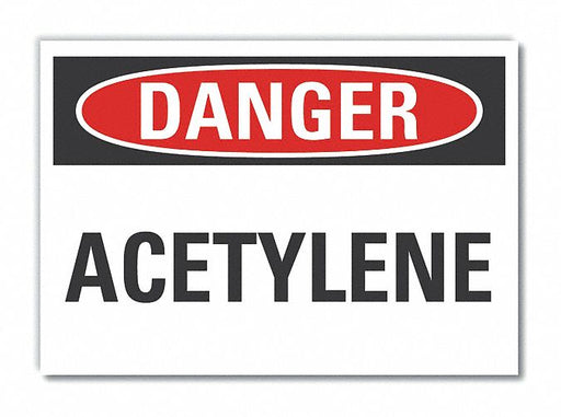 Danger Sign 7 in x 10 in Non-PVC Polymer