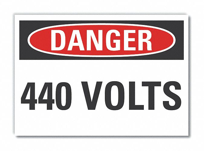 Danger Sign 7 inx10 in Non-PVC Polymer
