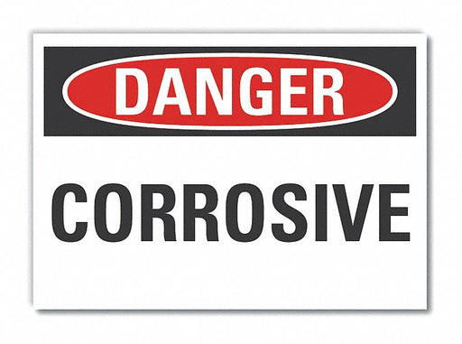 Danger Sign 7 in x 10 in Non-PVC Polymer