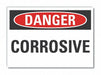 Corrosive Mtrl Danger Lbl 5x7in