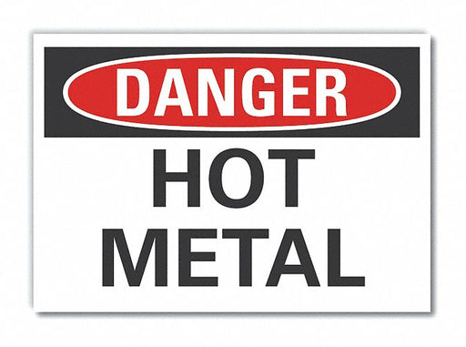 Danger Sign 7 in x 10 in Non-PVC Polymer