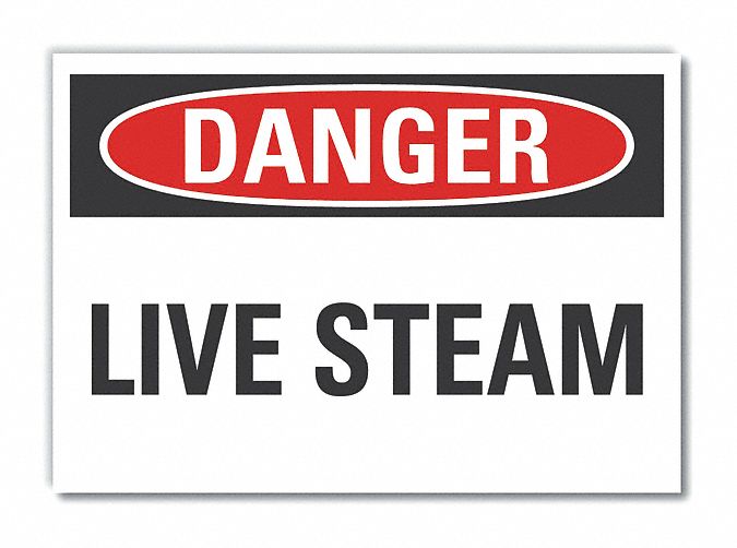 Danger Sign 7 in x 10 in Non-PVC Polymer
