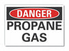 Propane Danger Lbl 10inx14in Polyester
