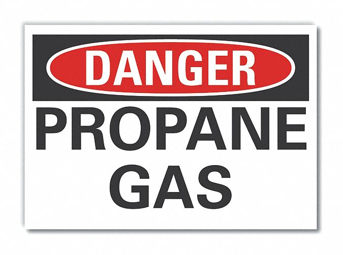 Danger Sign 7 in x 10 in Non-PVC Polymer