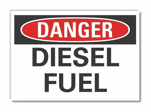 Danger Sign 7 inx10 in Non-PVC Polymer