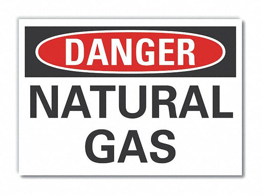 Danger Sign 7 in x 10 in Non-PVC Polymer