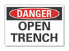 Danger Sign 10in x 14in Non-PVC Polymer