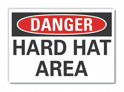 Danger Sign 7 in x 10 in Non-PVC Polymer