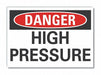 Danger Sign 7 in x 10 in Non-PVC Polymer