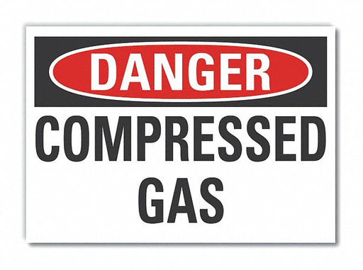 Danger Sign 7 in x 10 in Non-PVC Polymer