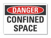 Danger Sign 7 inx10 in Non-PVC Polymer