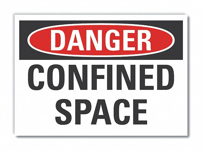 Danger Sign 7 inx10 in Non-PVC Polymer