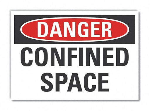 Danger Sign 10inx14in Non-PVC Polymer