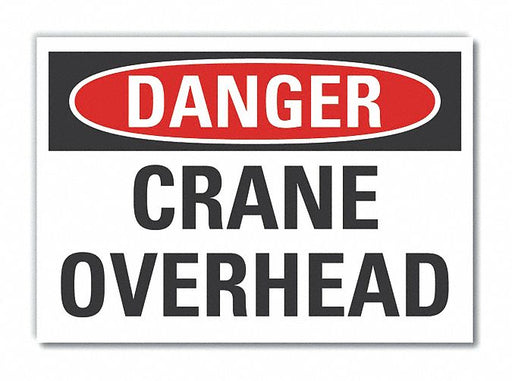 K3079 Danger Sign 7 inx10 in Non-PVC Polymer