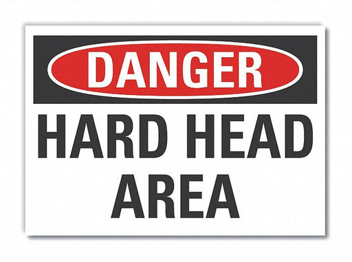 Danger Sign 7 in x 10 in Non-PVC Polymer
