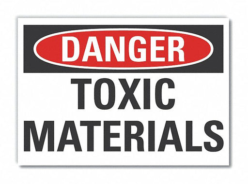 Danger Sign 7 in x 10 in Non-PVC Polymer